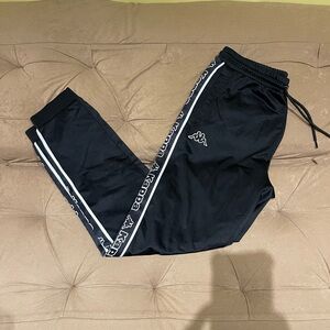 Kappa Black Track Pants
